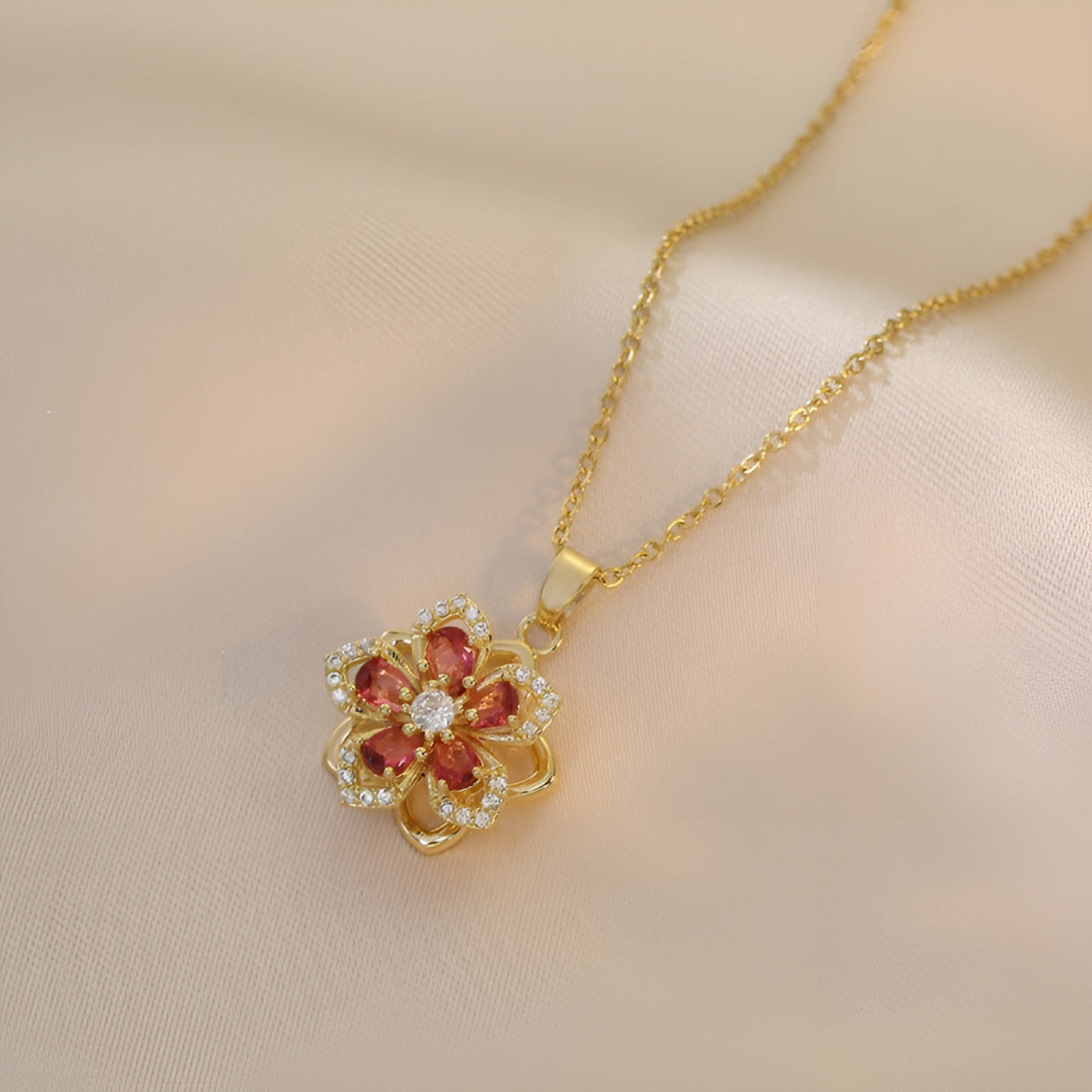 Ysée™ | Collier à Fleurs Rotatives