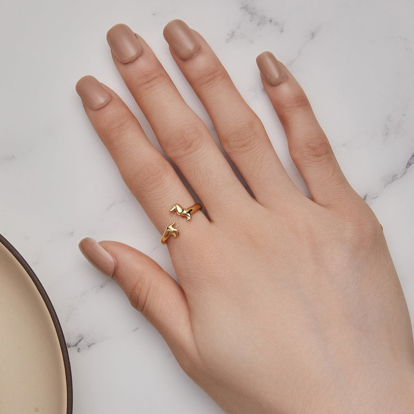 Fidélo™ | Bague Teckel Élégante