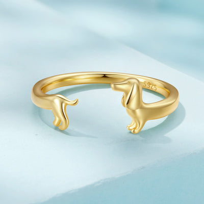 Fidélo™ | Bague Teckel Élégante