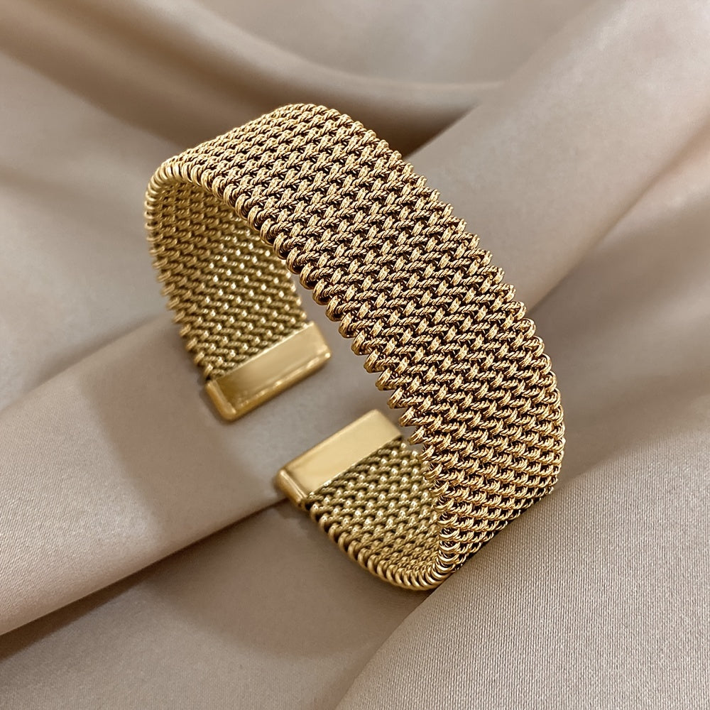Ysaline™ | Bracelet en Acier Inoxydable Plaqué Or 18k