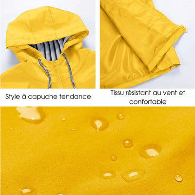 Amélie™ | Veste Imperméable et Coupe-vent