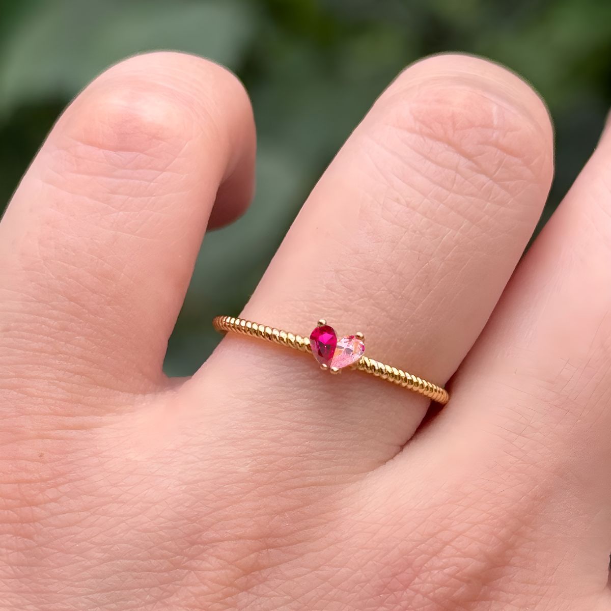 Célinea™ | Bague Personnalisée avec Pierre de Naissance