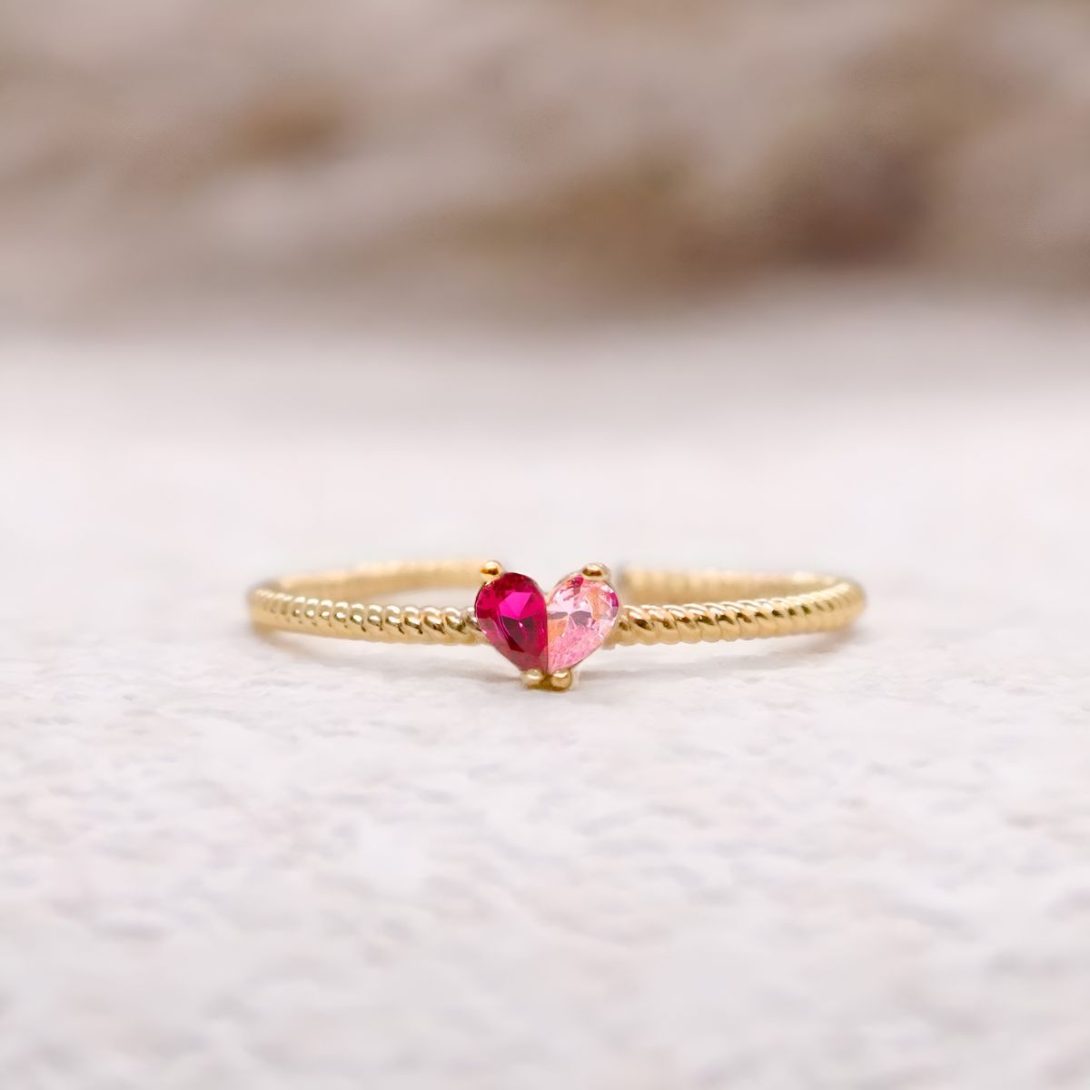 Célinea™ | Bague Personnalisée avec Pierre de Naissance