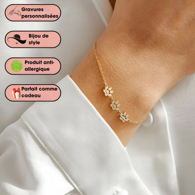 Chéripatte™ | Bracelet avec Patte Gravée