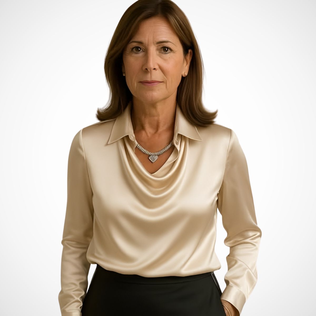 Mahaut™ | Blouse Élégante en Satin