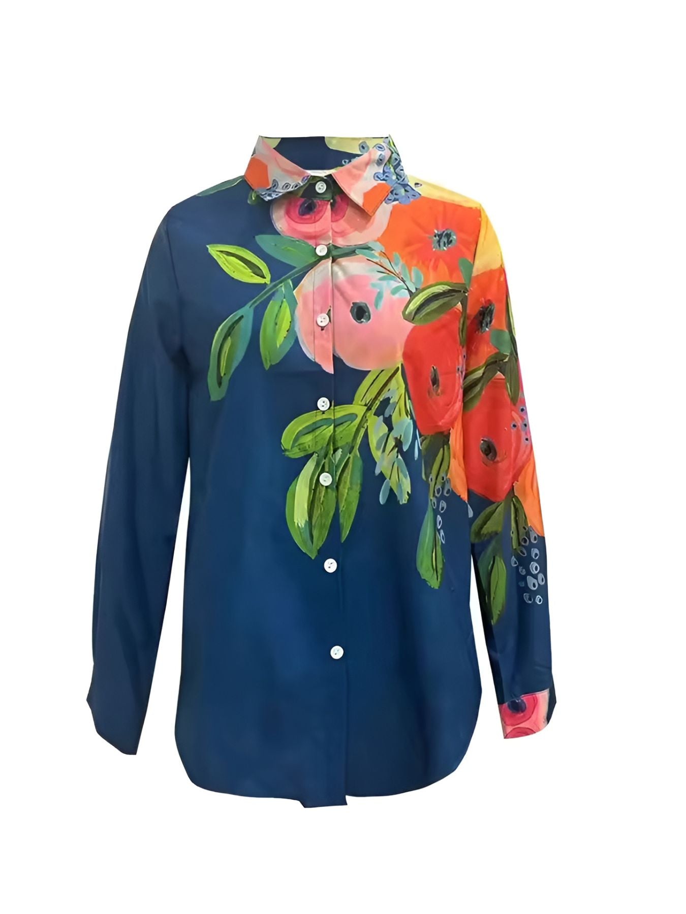 Marine™ | Chemise à Imprimé Floral