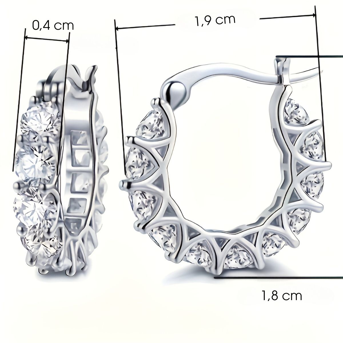 Gaëlle™ | Boucles d'oreilles Élégantes Ornées de Zircone