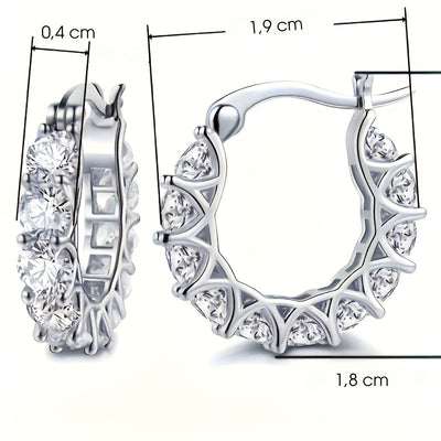 Gaëlle™ | Boucles d'oreilles Élégantes Ornées de Zircone