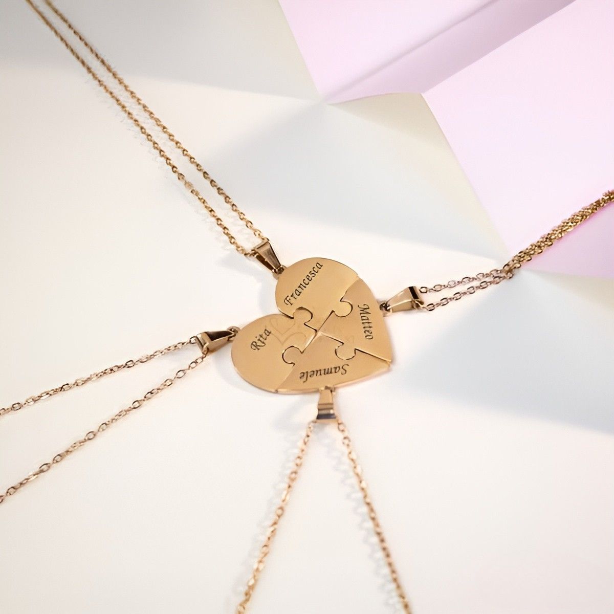 Unisson™ | Collier Puzzle Cœur