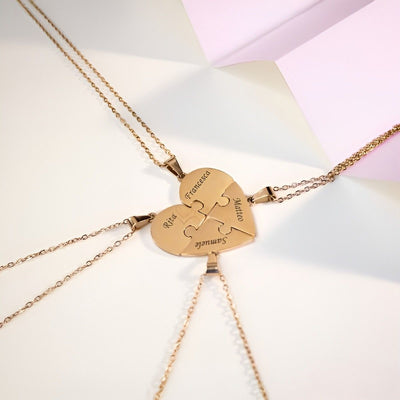 Unisson™ | Collier Puzzle Cœur