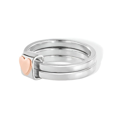 Amoria™ | Bague Personnalisée avec Noms Gravés