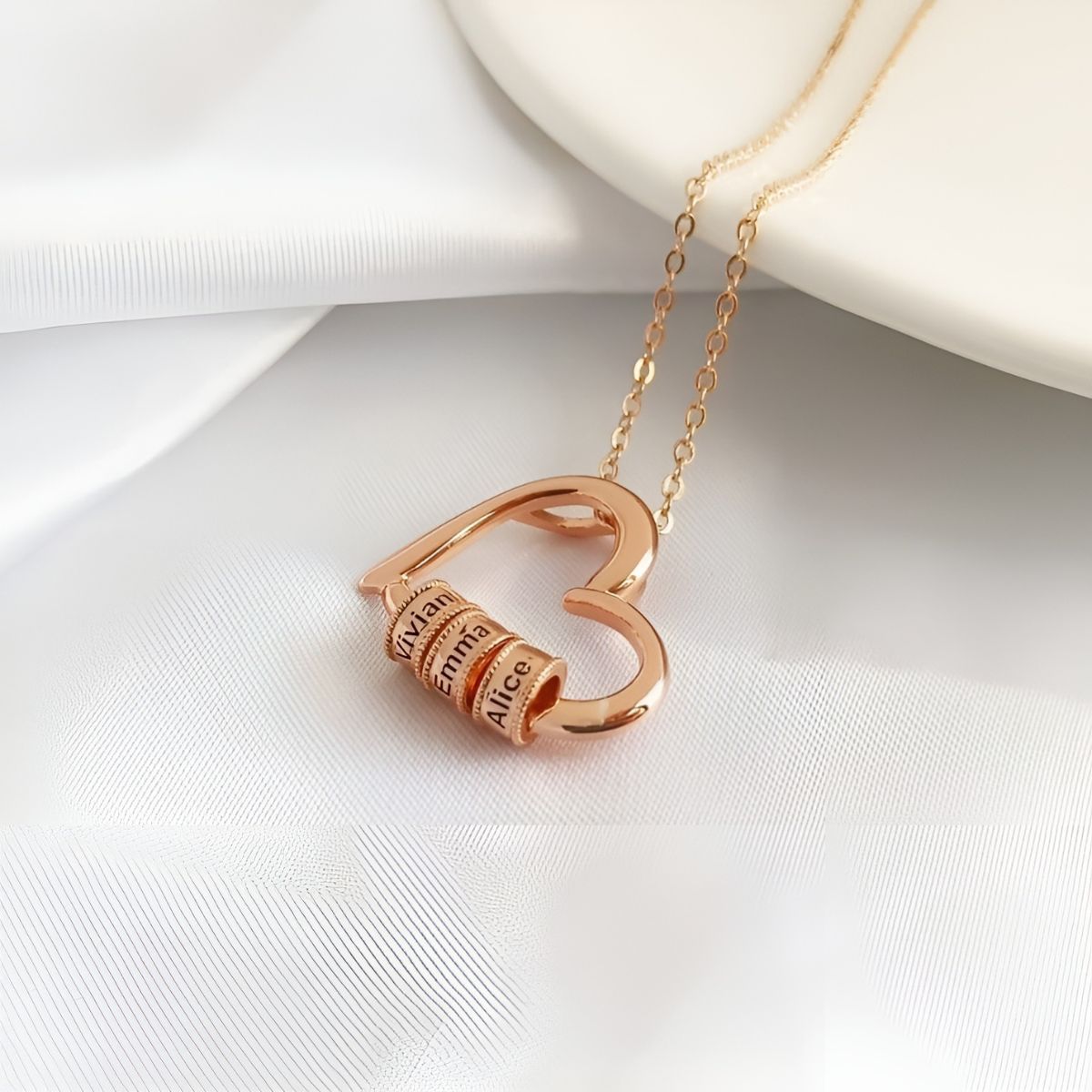 Précialys™ | Collier Cœur Personnalisé