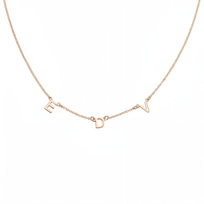 Aurélya™ | Collier avec Initiales Personnalisées