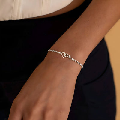 Liaison™ | Bracelet Initiales Entrelacées