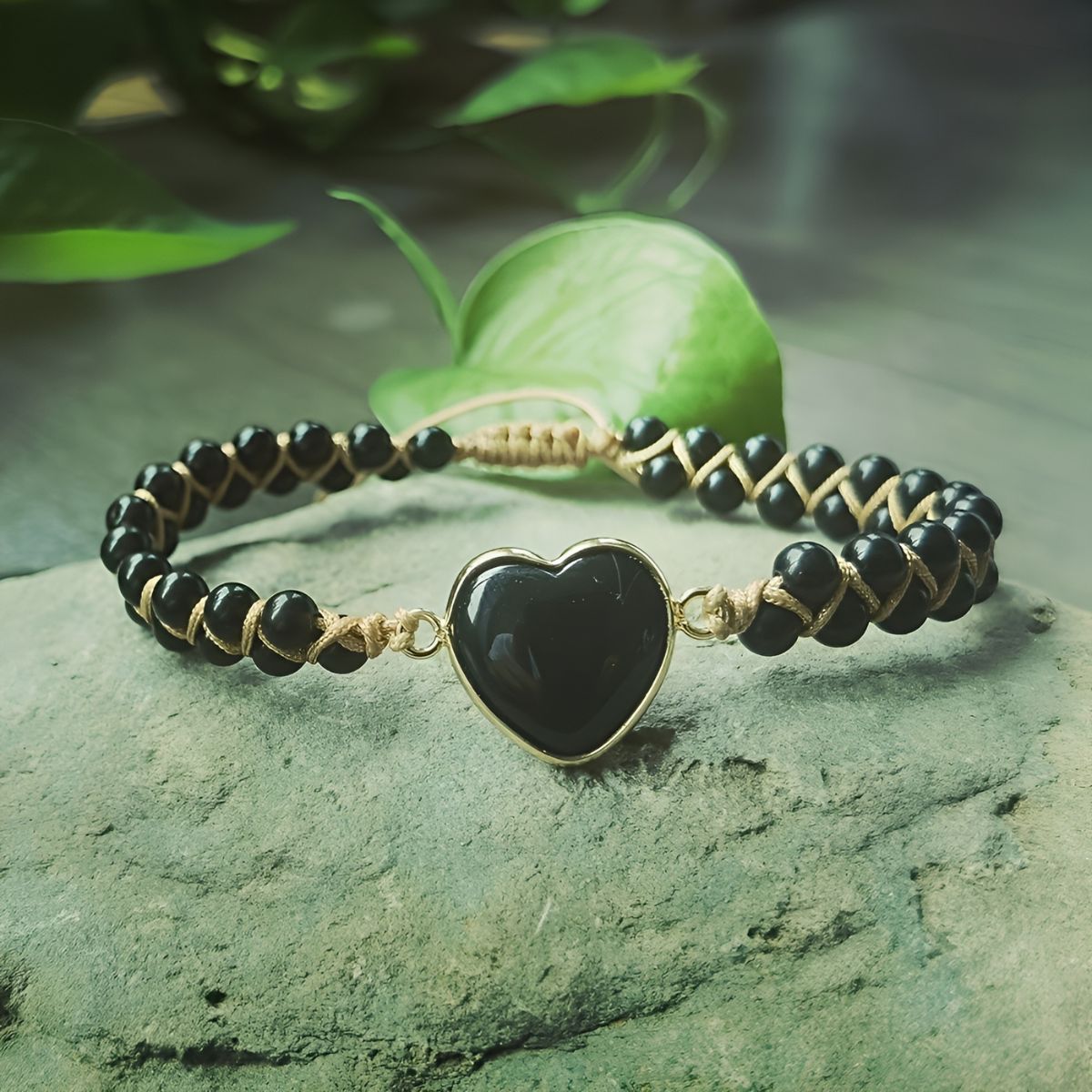 Zénaïde™ | Bracelet Ajustable Boho-Chic pour le Chakra du Cœur