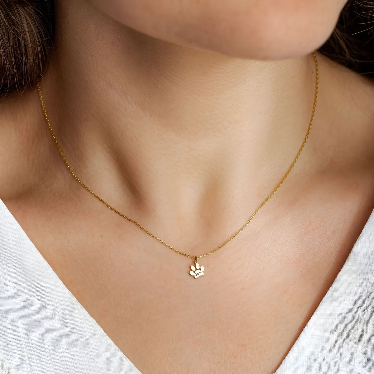 Chéripatte™ | Collier avec Patte Gravée