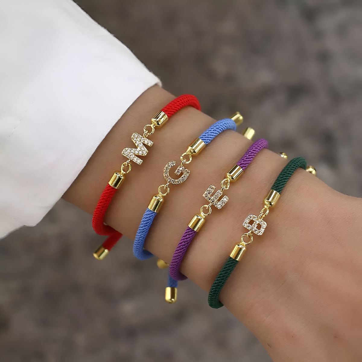 Valentine™ | Bracelet Lettre Personnalisé