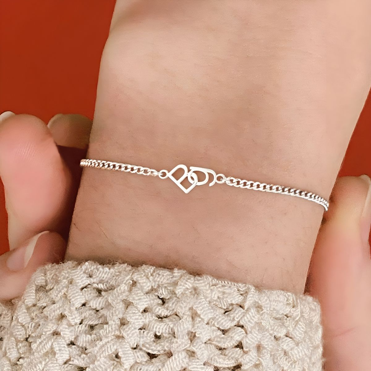 Liaison™ | Bracelet Initiales Entrelacées