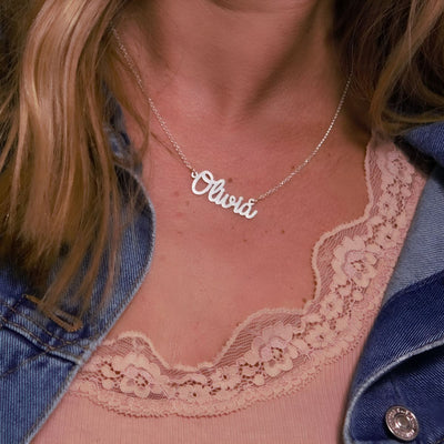 Coeurlia™ | Collier personnalisé fait main avec prénom