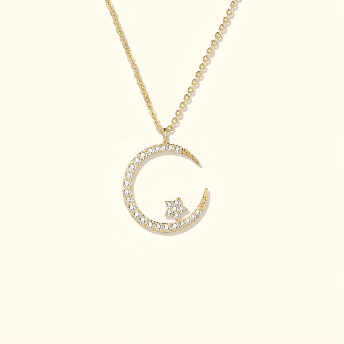 Lunéria™ | Collier Lune et Étoiles