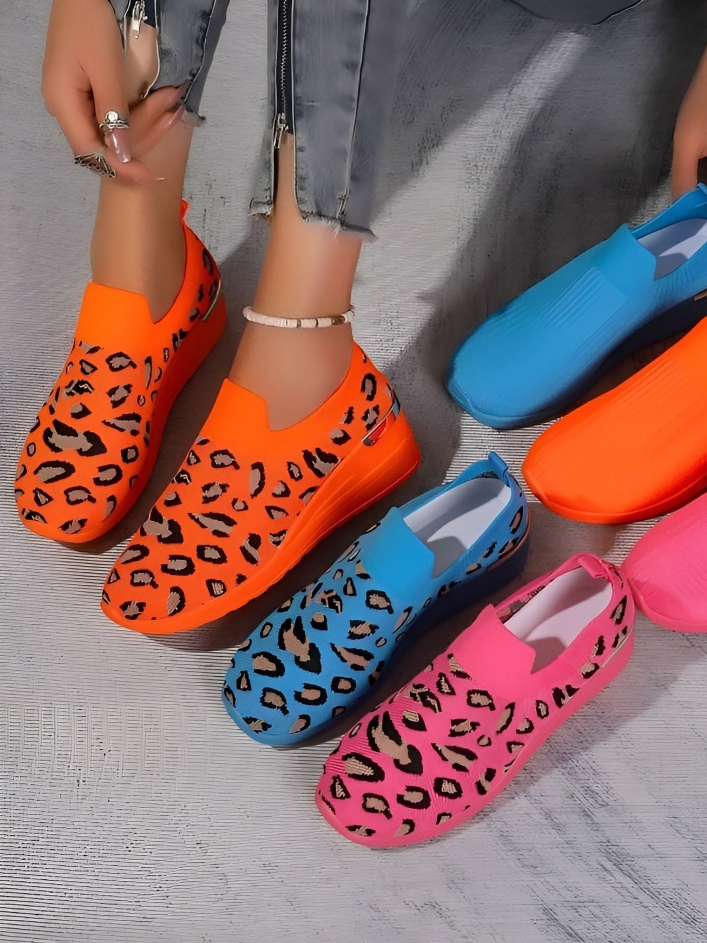 Thalia™ | Baskets Confortables à Semelles en Maille