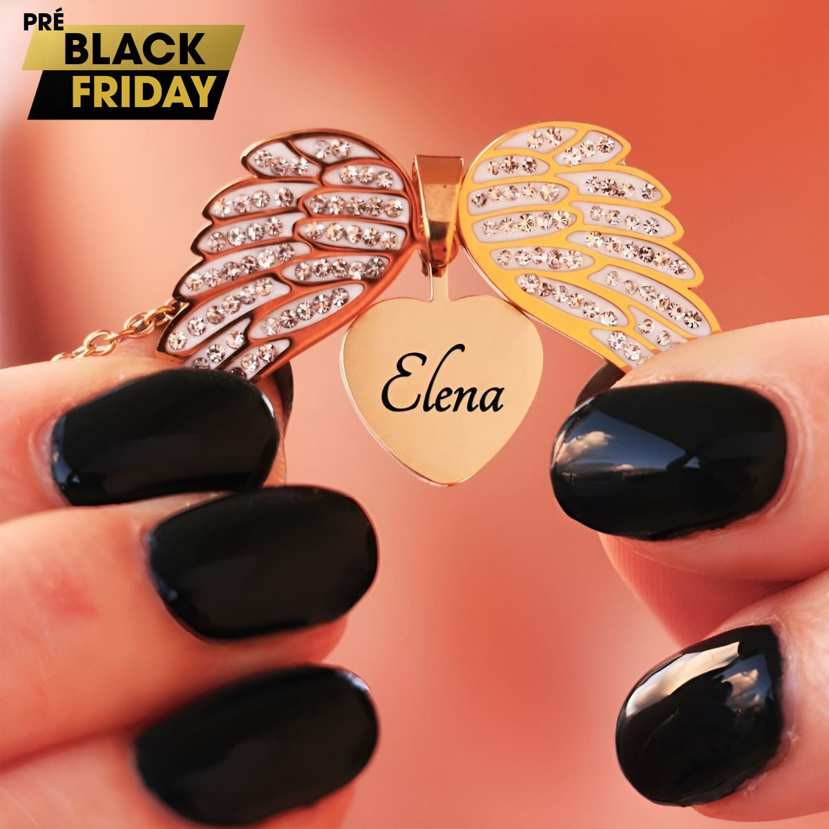 Cœurange™ | Collier Gravé de Souvenir Éternel