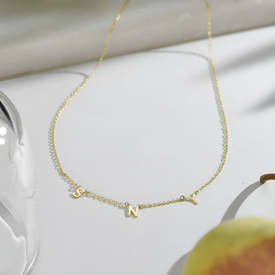 Aurélya™ | Collier avec Initiales Personnalisées