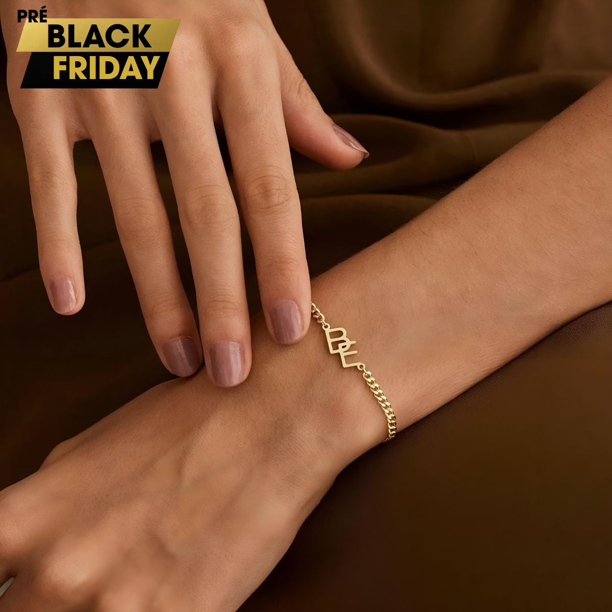 Liaison™ | Bracelet Initiales Entrelacées