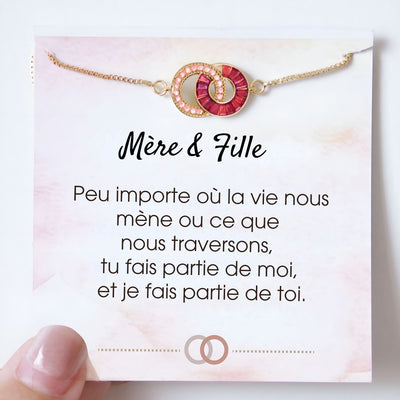 LienCoeur™ | Bracelet Mère-Fille Personnalisé