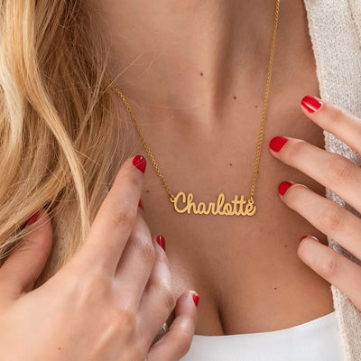 Coeurlia™ | Collier personnalisé fait main avec prénom