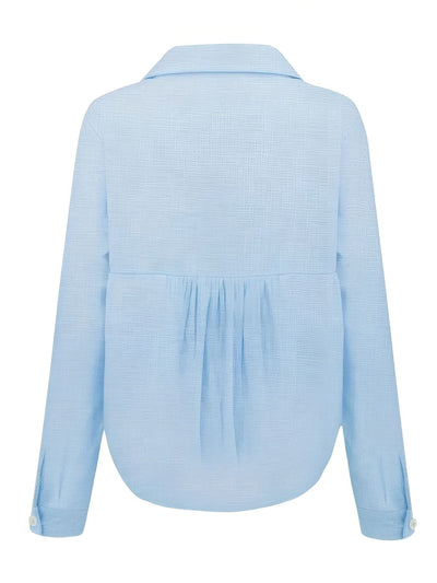 Michèle™ | Chemise en Lin à Manches Longues
