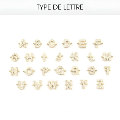 Valentine™ | Bracelet Lettre Personnalisé