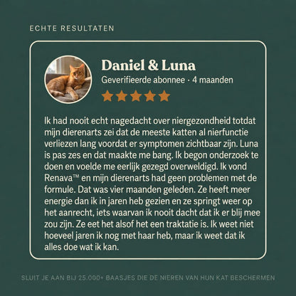 Renava™ | Nierondersteuning voor Katten