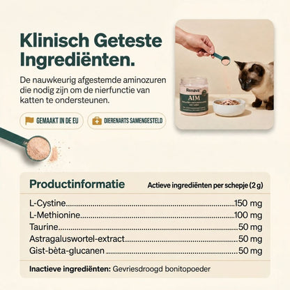 Renava™ | Nierondersteuning voor Katten