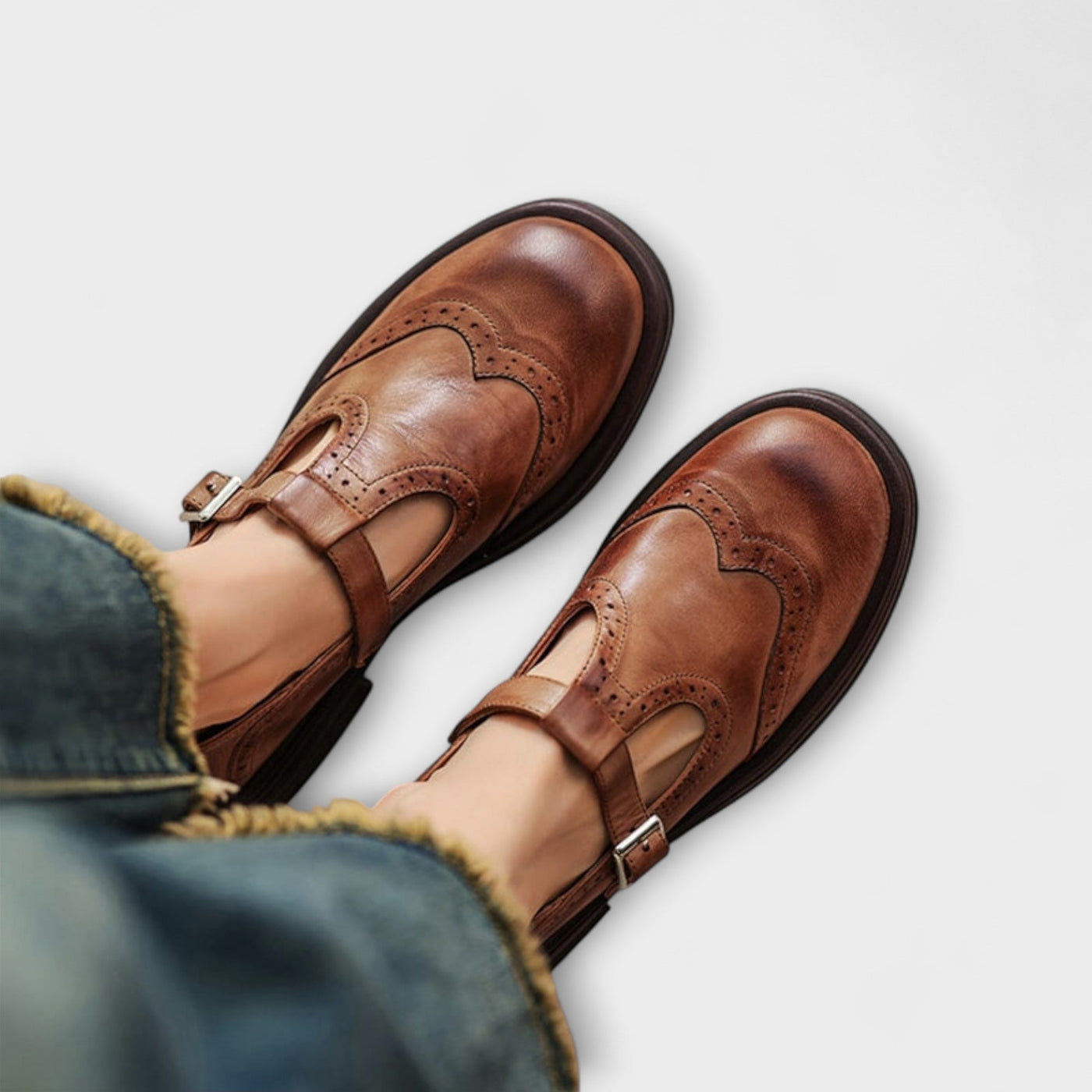 Julia™ | Mary Janes en Cuir